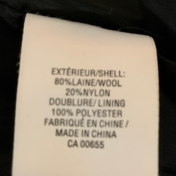 Knee Length Coat with faux leather detail - Picture 7 of 8